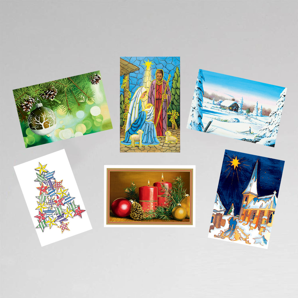 Festive Card Assortment Box - 25 cards & Envelopes - Special Offer