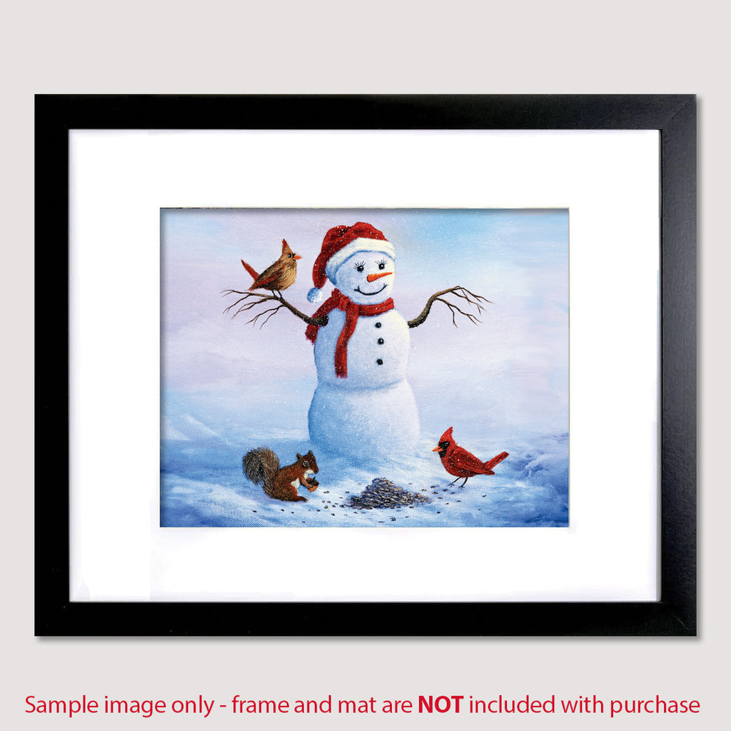 2025-12 Print of December- WINTER FRIENDS