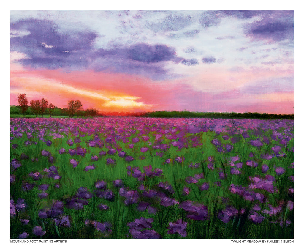 2025-08 Print of August- TWILIGHT MEADOW