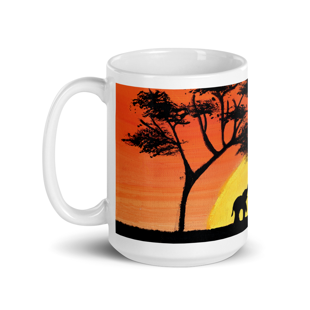 Mug - Safari Sunset by Amanda Orichefsky