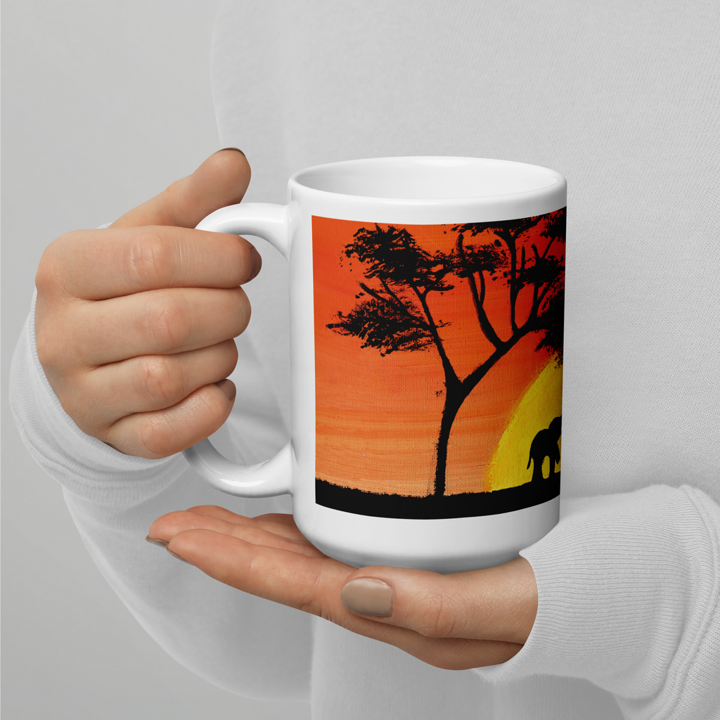 Mug - Safari Sunset by Amanda Orichefsky