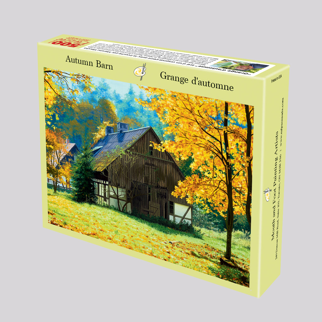 Jigsaw Puzzles "Autumn Barn" - NEW 500 piece