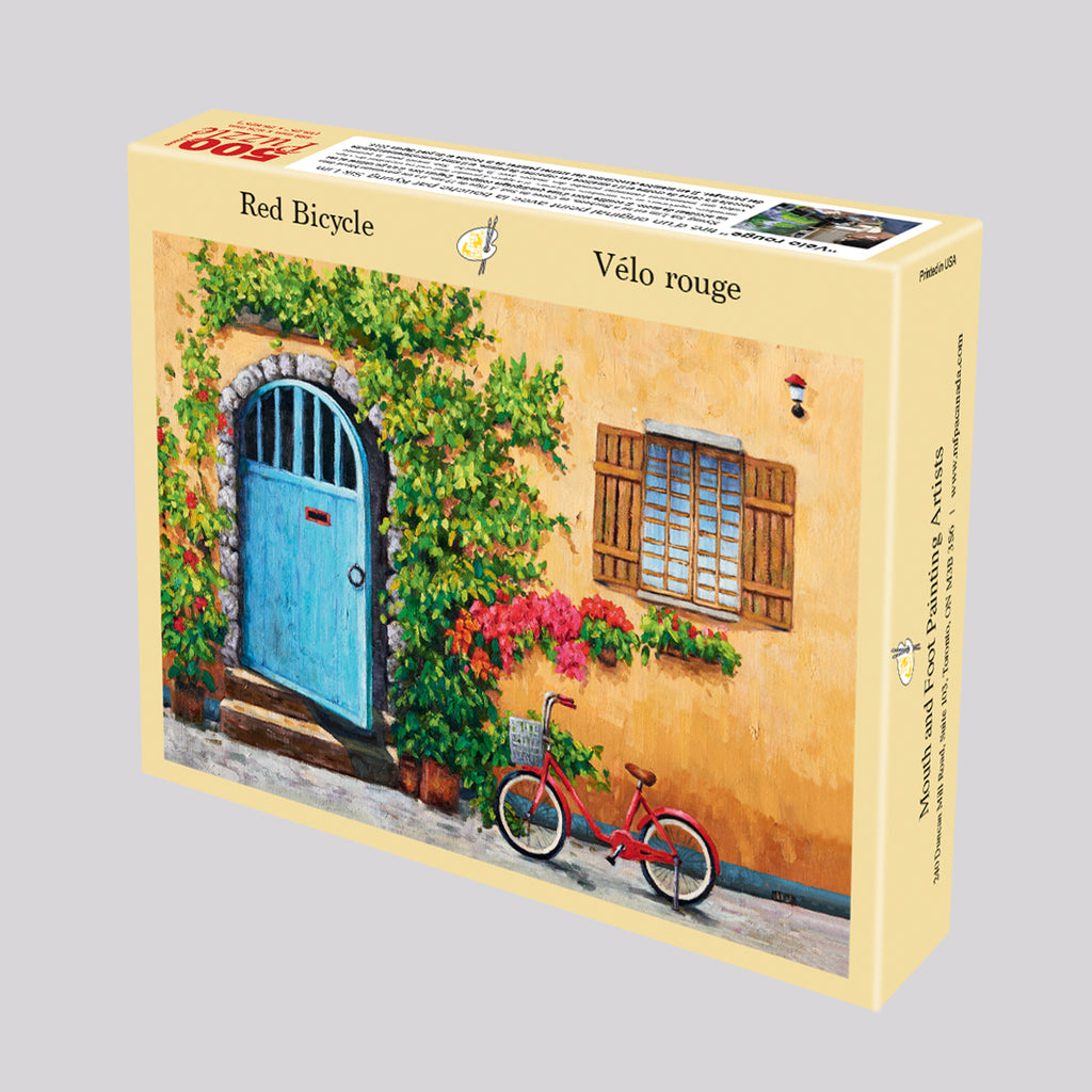 Jigsaw Puzzles "Red Bicycle" - NEW 500 piece