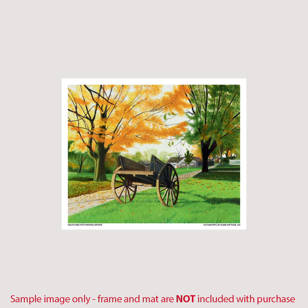 2026-09 Print of September- AUTUMN PATH