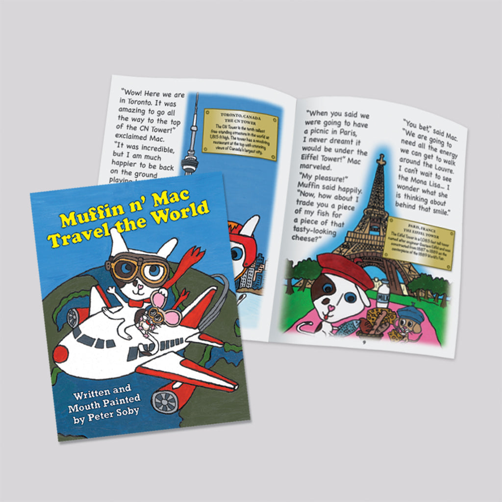 NEW: Children's Book- Muffin n' Mac Travel the World