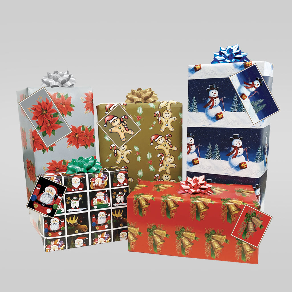 NEW- High Quality Festive Gift Wrap and Tags for Christmas #1
