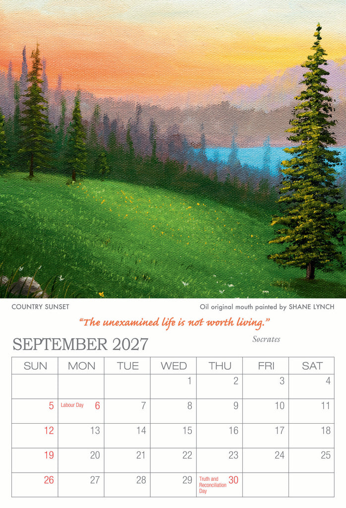 2027 Desk Calendar