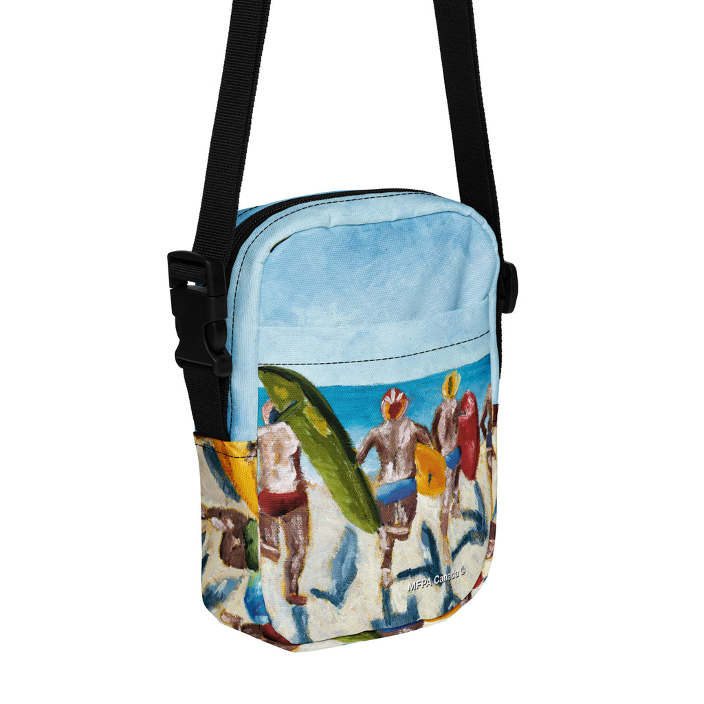 Utility crossbody bag <br> Shadow Racers <br> by Ross Stonham