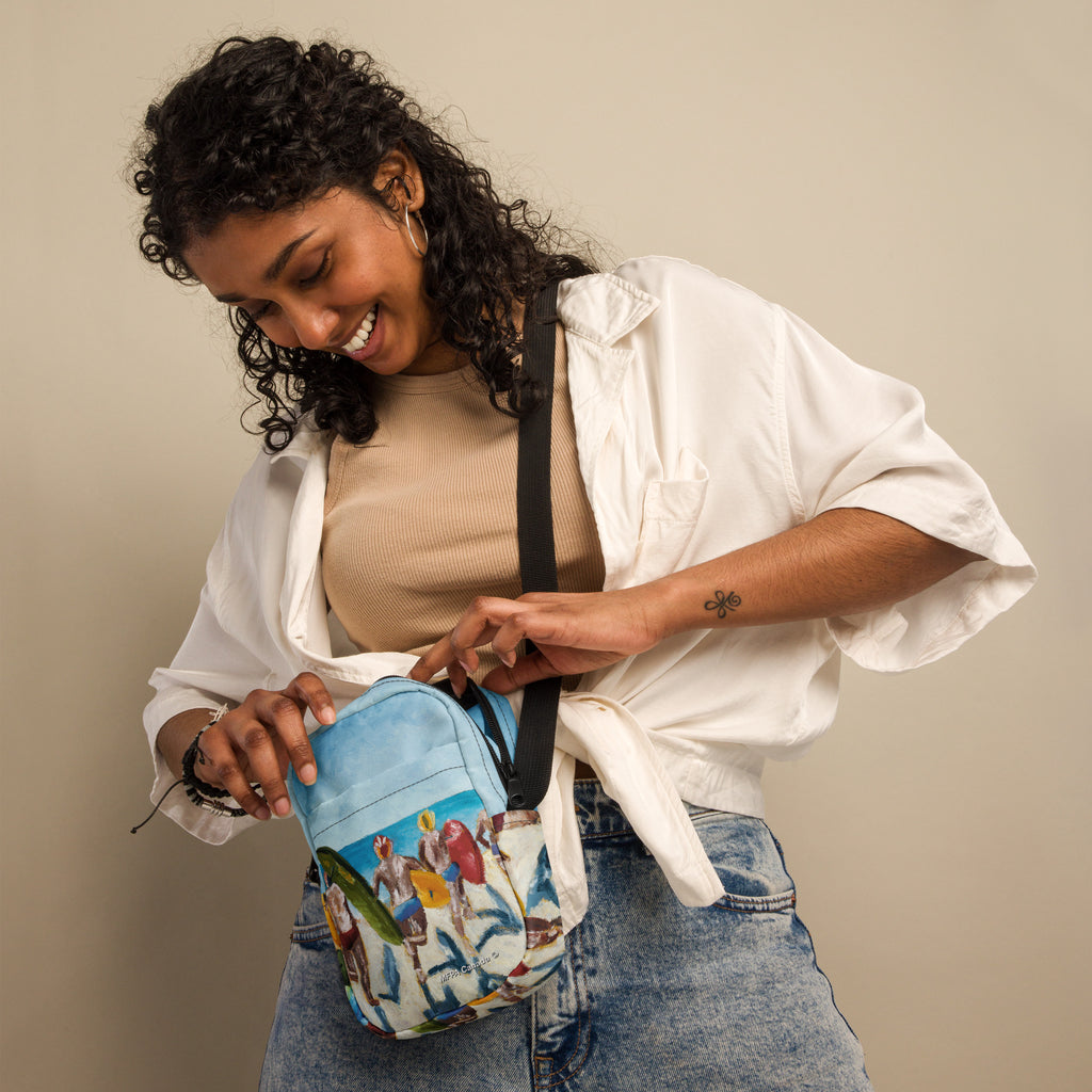 Utility crossbody bag <br> Shadow Racers <br> by Ross Stonham