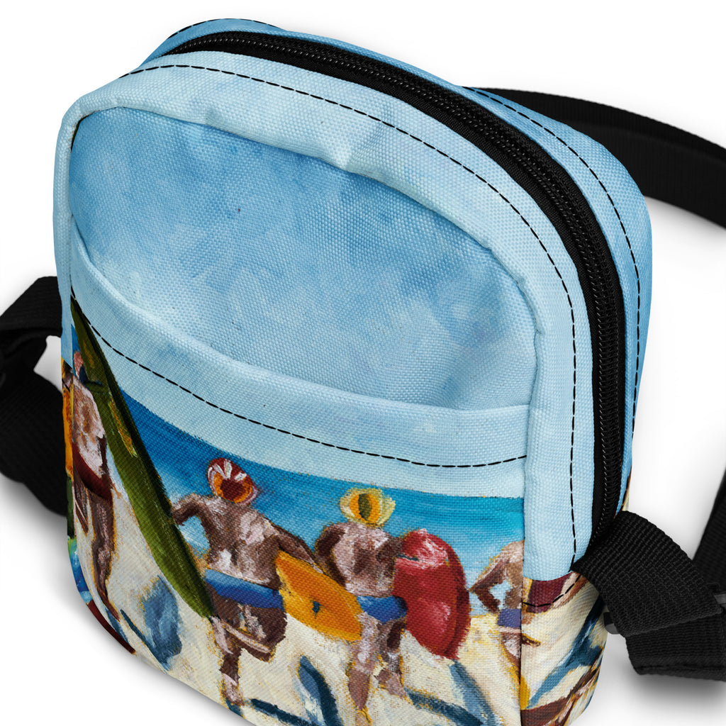 Utility crossbody bag <br> Shadow Racers <br> by Ross Stonham