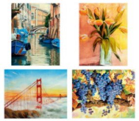 Attractive Set of 4 Art Prints #2