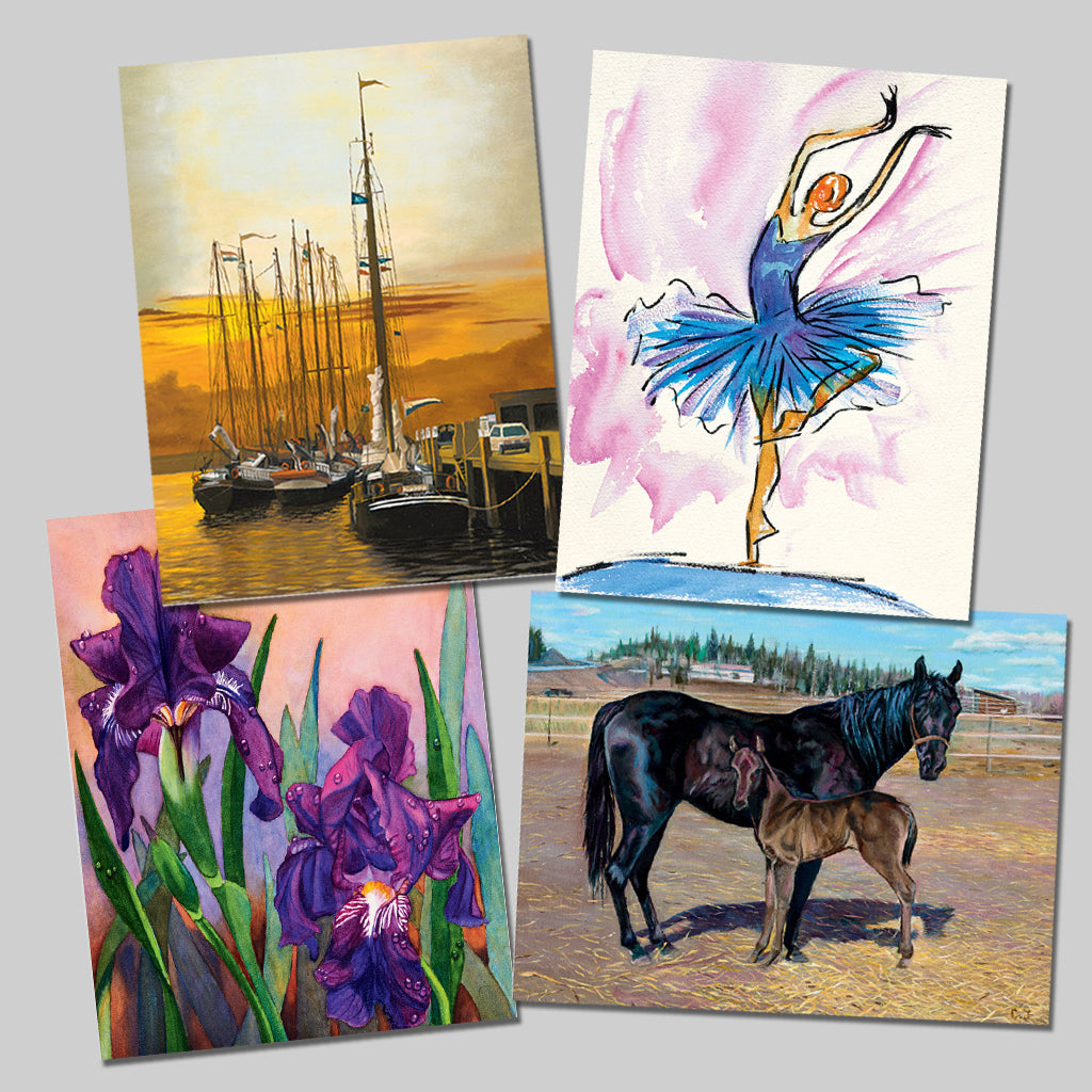 Attractive Set of 4 Art Prints #4