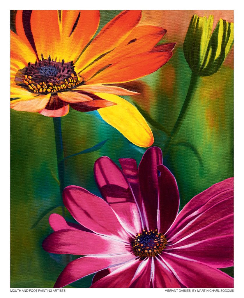 2025-00 Print of Front Cover - Vibrant Daisies
