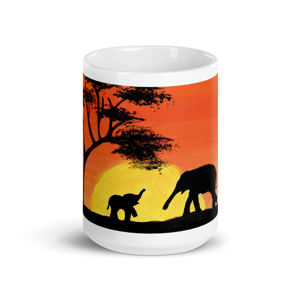 Mug - Safari Sunset by Amanda Orichefsky