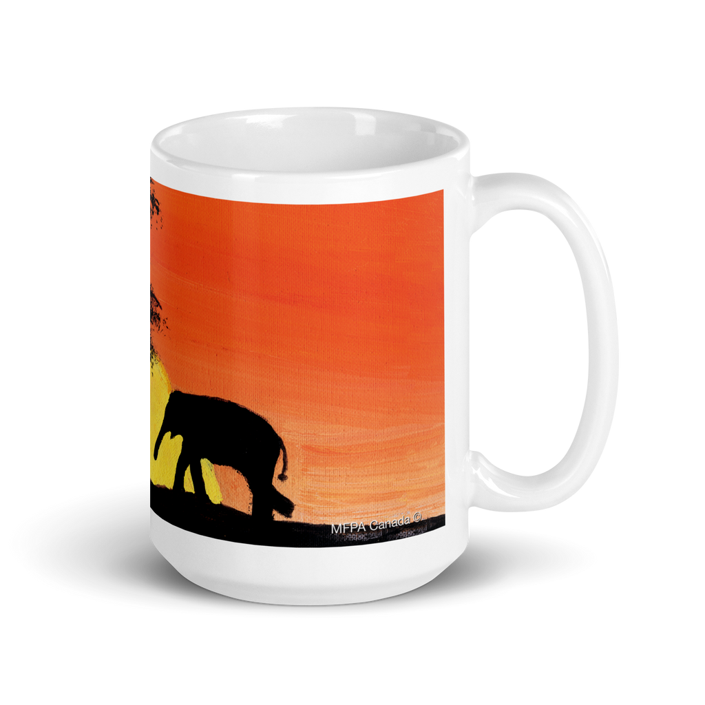 Mug - Safari Sunset by Amanda Orichefsky