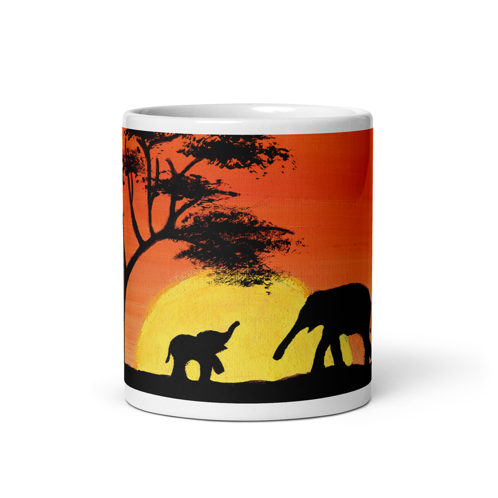 Mug - Safari Sunset by Amanda Orichefsky