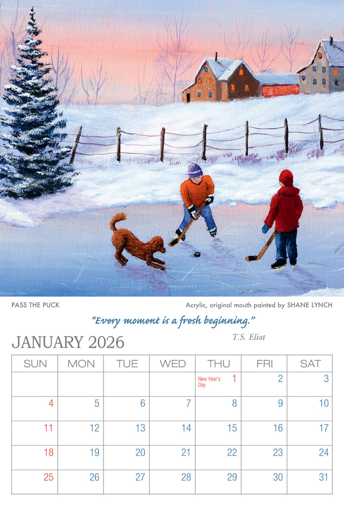 2026 Desk Calendar