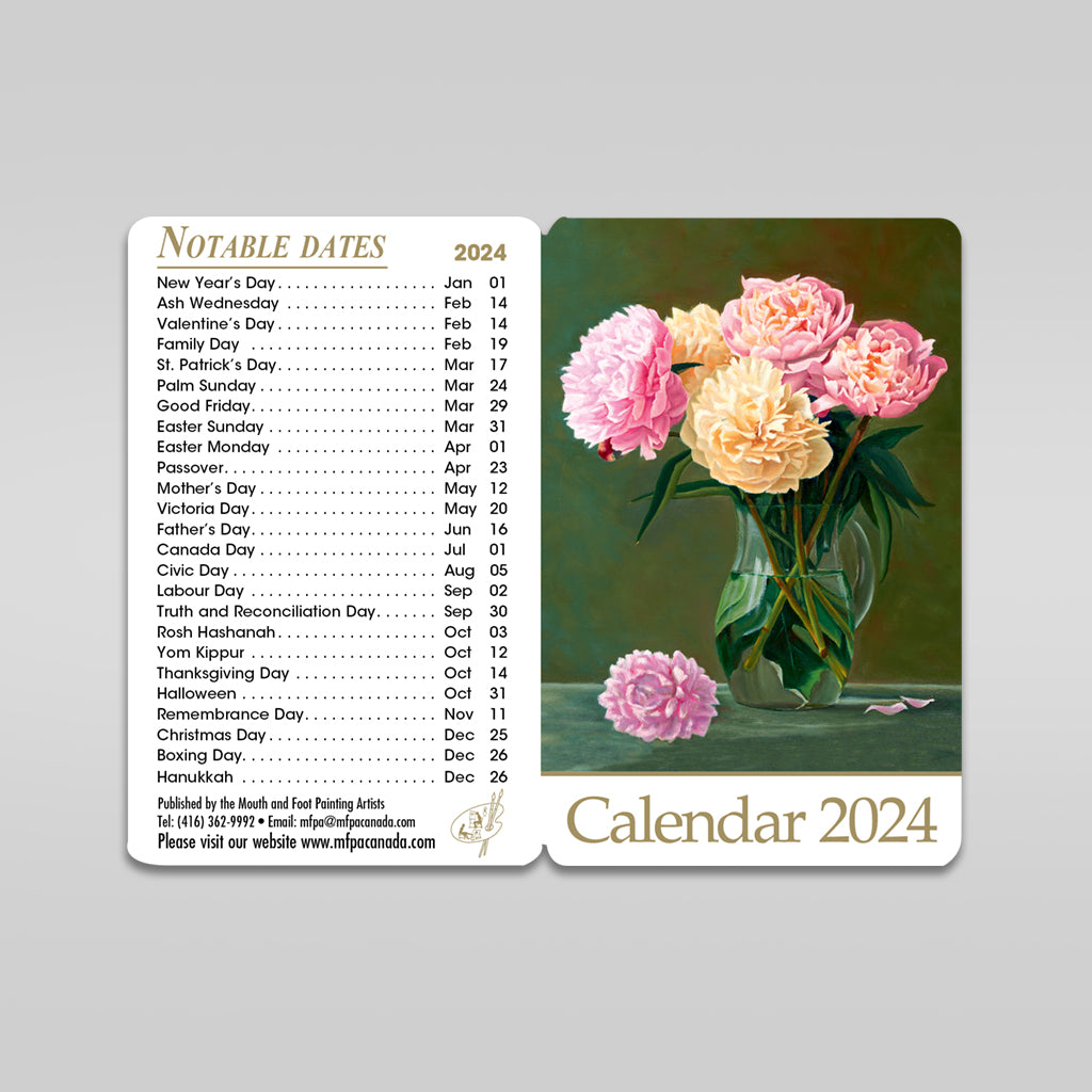 Sets of 2024 Pocket Calendars