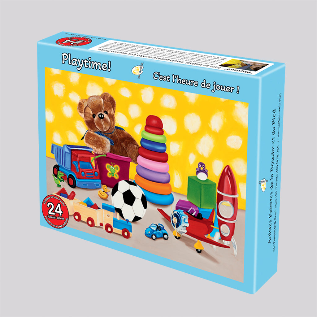 Children's Floor Jigsaw Puzzle "Playtime!"