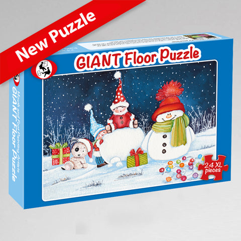 Children's Floor Jigsaw Puzzle "Christmas Fun" - NEW