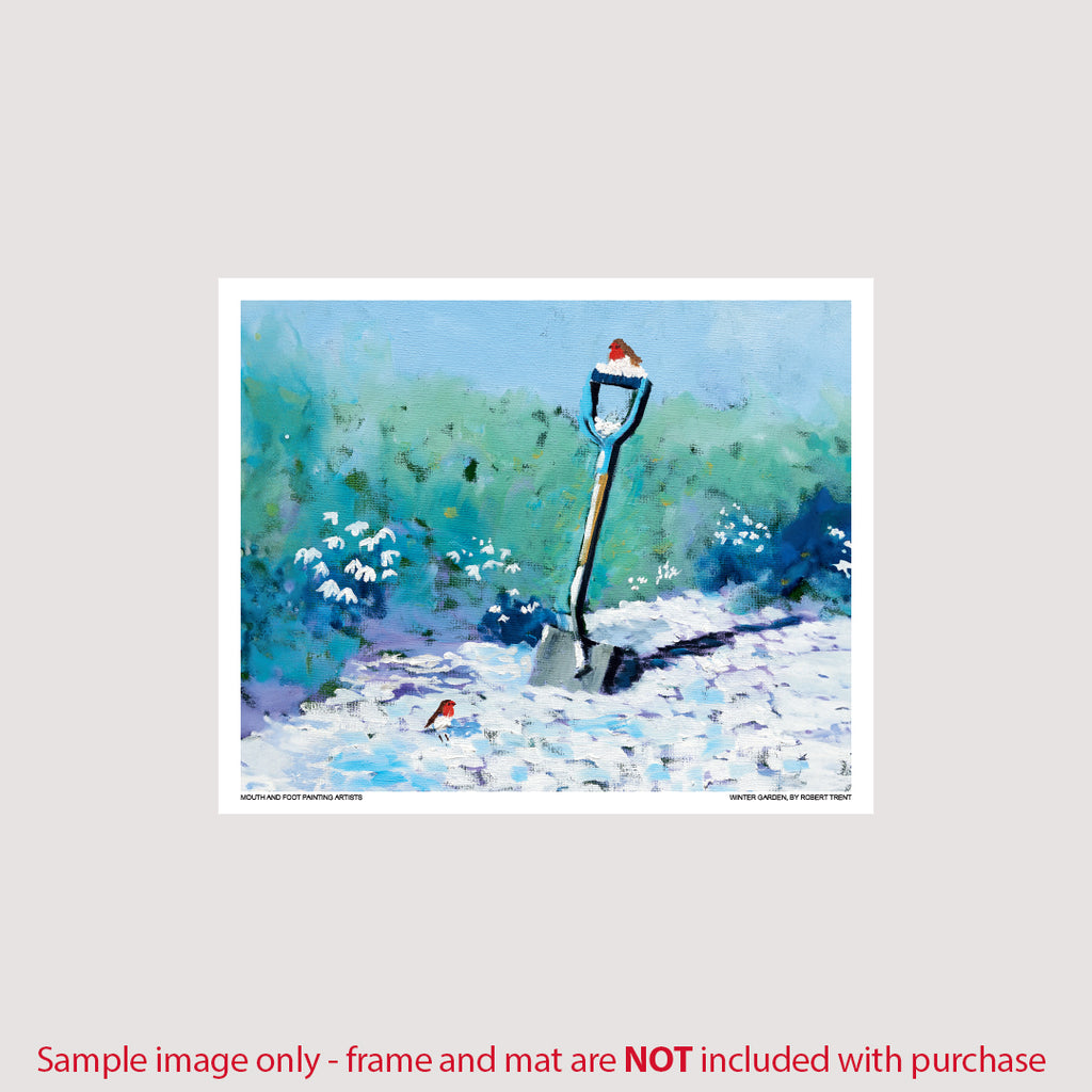 2026-12 Print of December- WINTER GARDEN