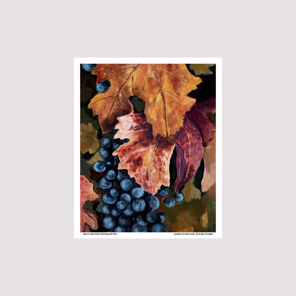 2027-10 OCTOBER</br> ALANA TILLMAN</br> LEAVES OF GRATITUDE