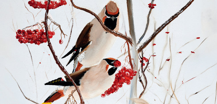 The Waxwings by David Fleet