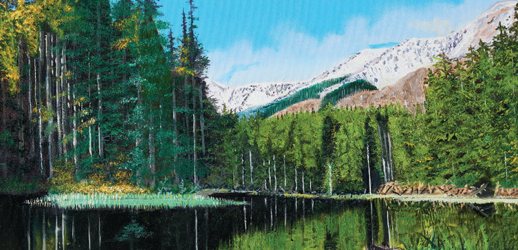 Peaceful Lake by David Fleet