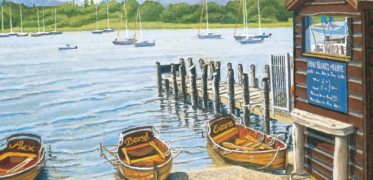 Summer Docks by Susie Matthias