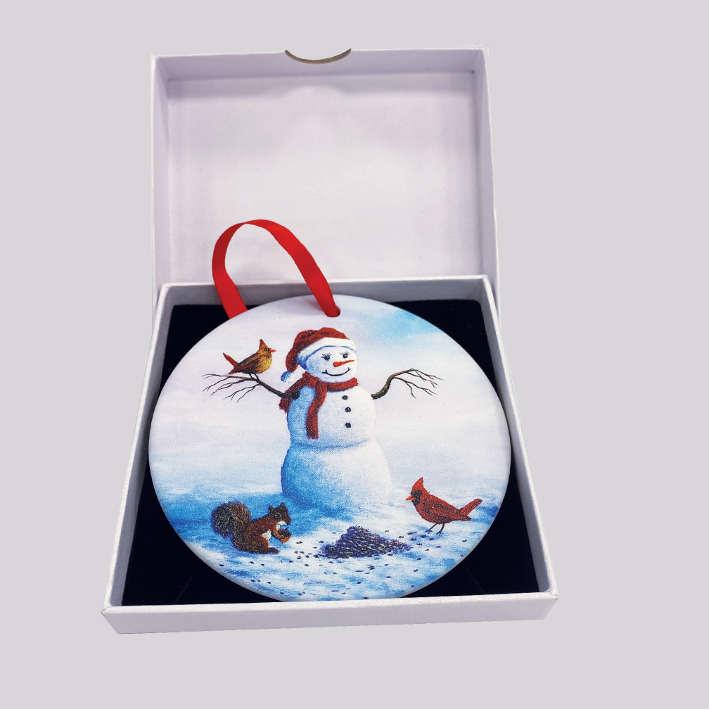Ceramic Keepsake Ornaments </br> Winter Friends </br> By Shane Lynch