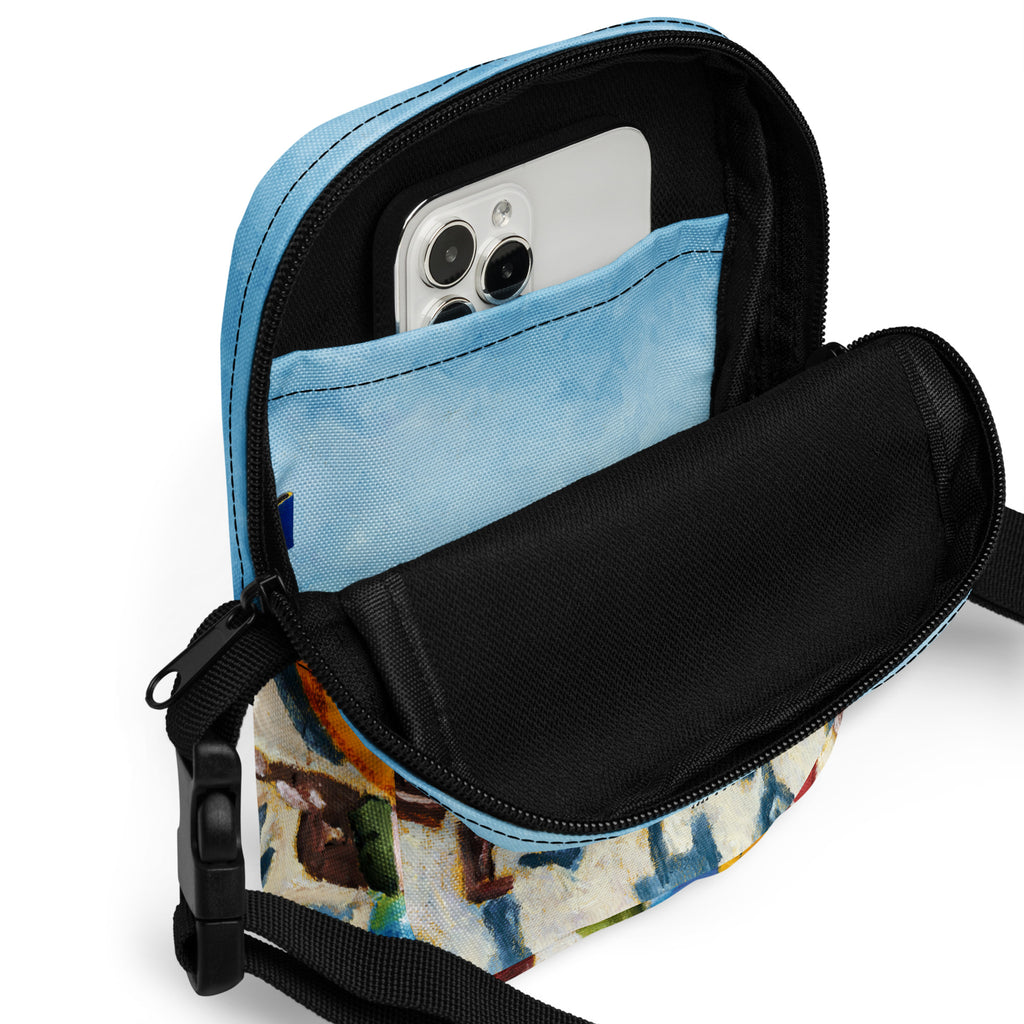 Utility crossbody bag <br> Shadow Racers <br> by Ross Stonham