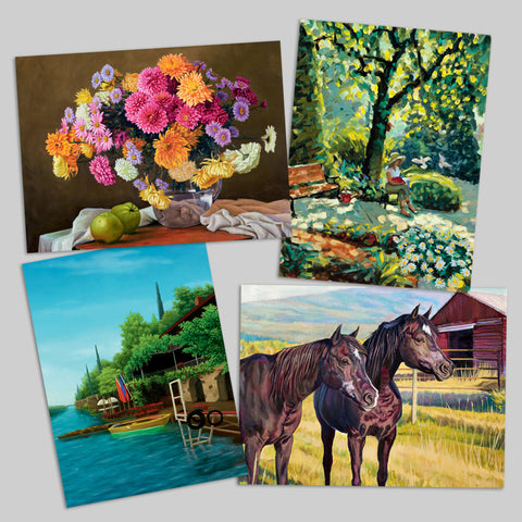 Attractive Set of 4 Art Prints #1