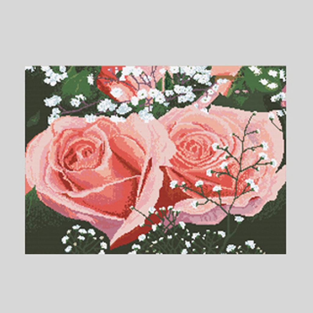 Unique Cross Stitch Set “Roses” - Special Offer